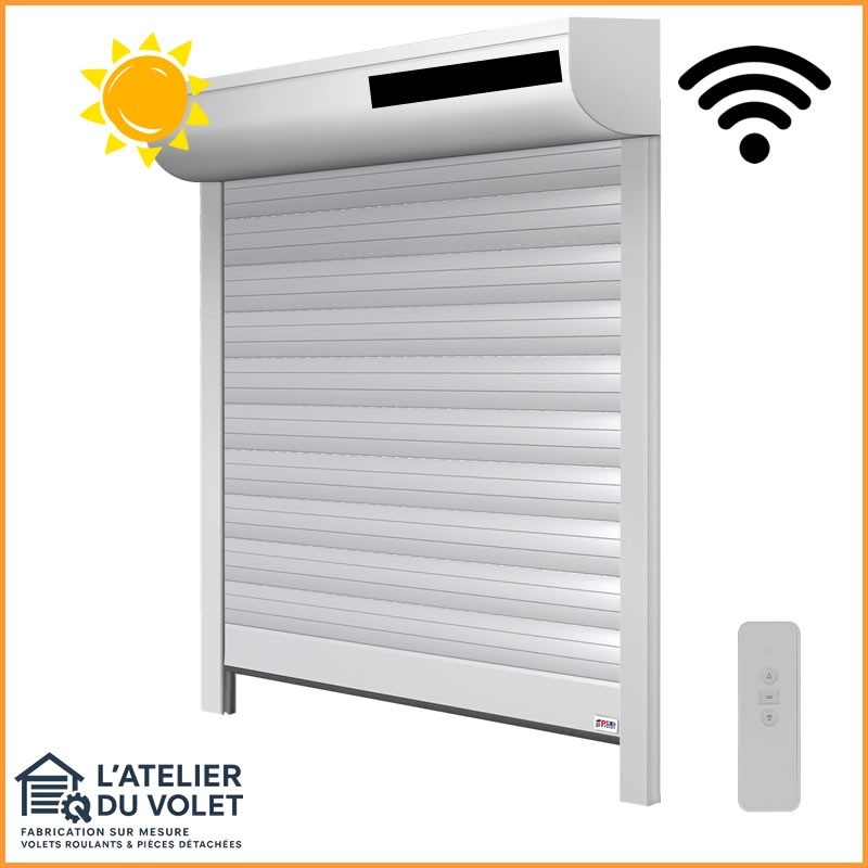 Volet roulant rénovation sur mesure - Motorisé solaire